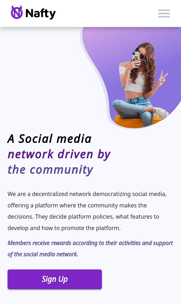 🔶 #nafty $NAFTY @Nafty_Official 🔶 ⏫ 1st social network for adult on blockchain ⏫ Driven by community ⏫ Own crypto - Nafty Token which gained over 293% in 1 year ⏫ Doxx team 👨🏽‍🚀 Don't miss the hot news m.nafty.me/about 🚀💰 #Binance #ElonMusk #moon #gems