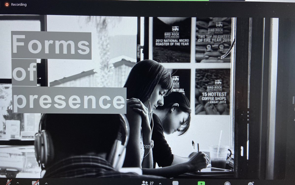 Aisling_Reast's tweet photo. Loving the discussion of presence as a foundation for educational design (on or offline) and the community of inquiry model at this @ForumTL #NFVITAL event. Thank you @daveowhite and @elvrr #NFConnect https://t.co/dNycYVqaJK