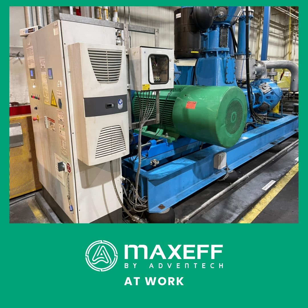 Adventech1's tweet image. Maxeff at work: Here, a 360 KW 4 pole motor with Maxeff technology is being used to run an air compressor in an industrial facility. It's a simple change that has made a big difference in the energy consumption of the entire plant! #maxeff #motorgenerator #greentechnology #en...
