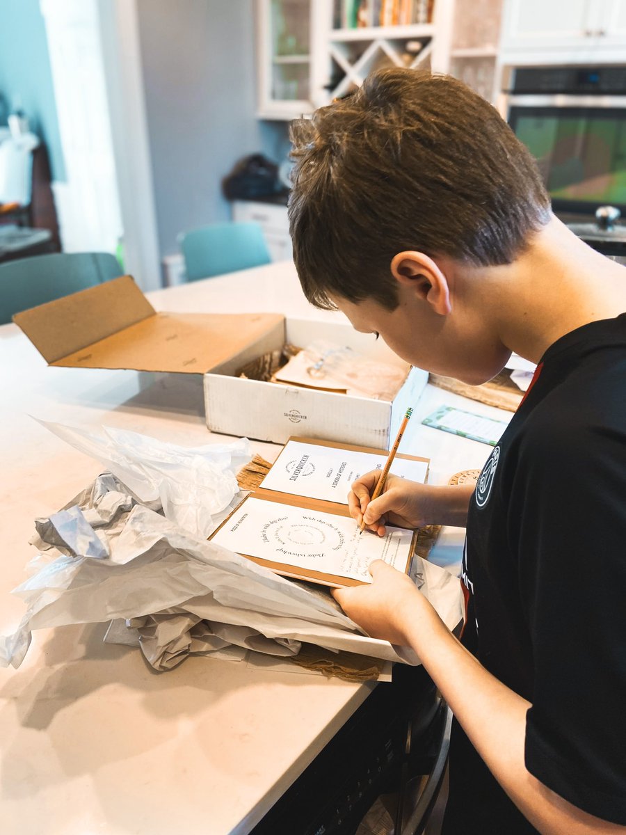 Is your child a hands-on learner? With SQ, they receive a kit of offline materials that are interesting from the minute they open them. 

For example, there is a wooden cipher wheel that looks mysterious and cool and wooden dice and coins with letters and numbers on them. 🎲