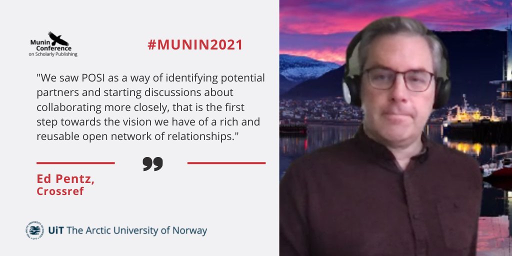 Speaker Ed Pentz and quote “We saw POSI as a way of identifying potential partners and starting discussions about collaborating more closely, that is the first step towards the vision we have of a rich and reusable open network of relationships.”.