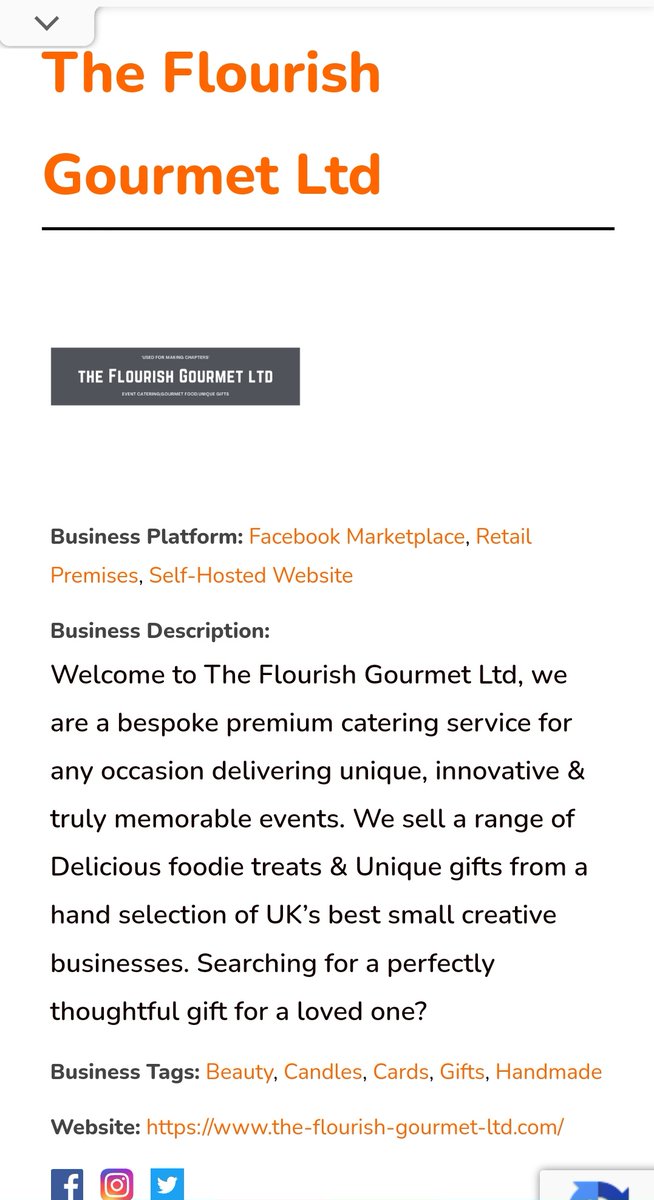 MHHSBD's tweet photo. Thank you @GourmetFlouris3 your new My Helpful Hints Small Business Directory listing is now live. Want your business listed? Pop over to the My Helpful Hints website and check out the business directory!
#SmallBusiness
#MyHelpfulHints
#MHHSBD
https://t.co/IHcyXCLWab https://t.co/eEOcpLMlY0