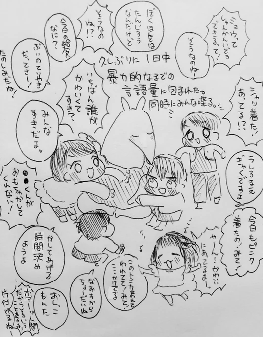 今日の日記。 