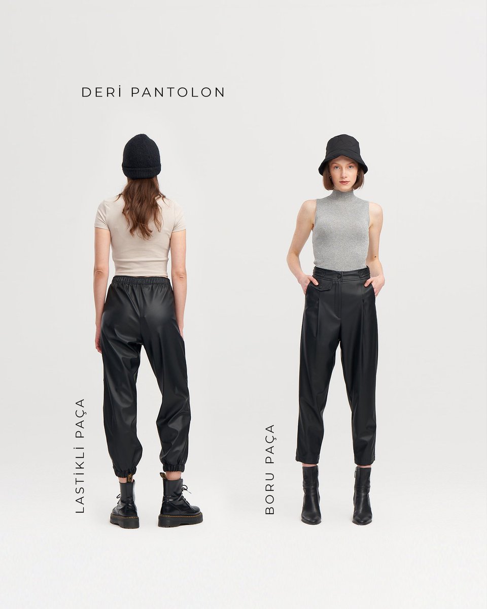 essonlinetr's tweet photo. Lastikli paça mısın? Yoksa boru paça mı? #deri #pantolon #essonline https://t.co/pg9wICWDWT
