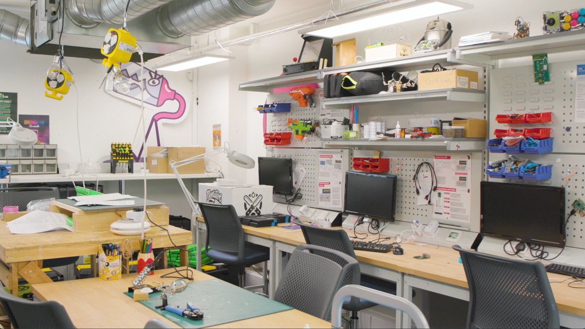 HelloWorld_Edu's tweet photo. Educators, share with us an image of your makerspace, however big or small, whatever equipment you have and however you use it — we'll go first! 👇📸
Tell us how you and your learners use it, your favourite features or equipment and your future plans. #MakerEd #CSEd #STEMEd https://t.co/wXbiaQfe7j