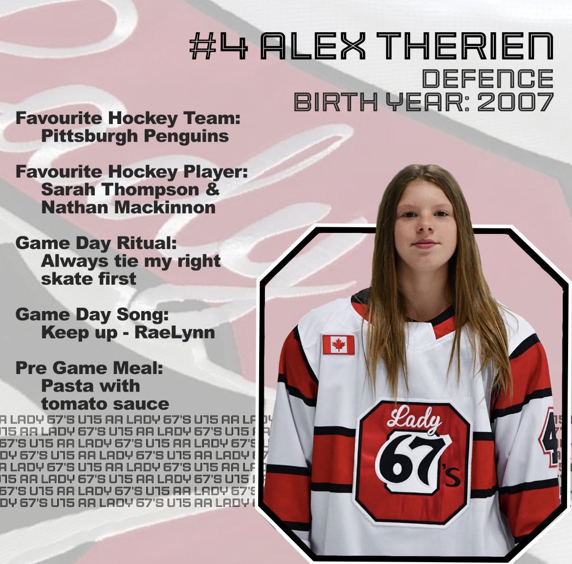 u15lady67s's tweet photo. Meet your defensive core for the u15aa Lady 67s 

#defence #lady67s 

1/2 https://t.co/ROIOXqwRxJ