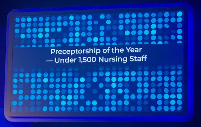 ndhtclinicaltr's tweet photo. What a wonderful evening @NursingTimes #NTWorkforce @NT_Awards Congratulations to @SYBhealthcare for winning in our category. Thank you to all #Preceptees #NDHTBuddys @ndht for all of your support and dedication to the preceptorship mentoring programme. https://t.co/gGJwqAj7q6