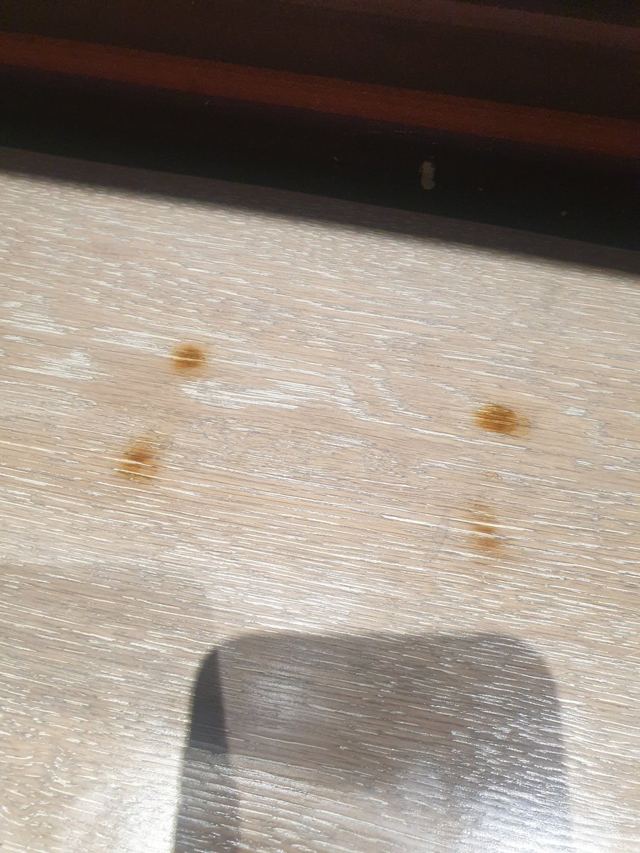 rufus2510's tweet photo. # villagehotelBournemouth 

Disappointed, the burnt desk. https://t.co/kjzkOlNwSQ