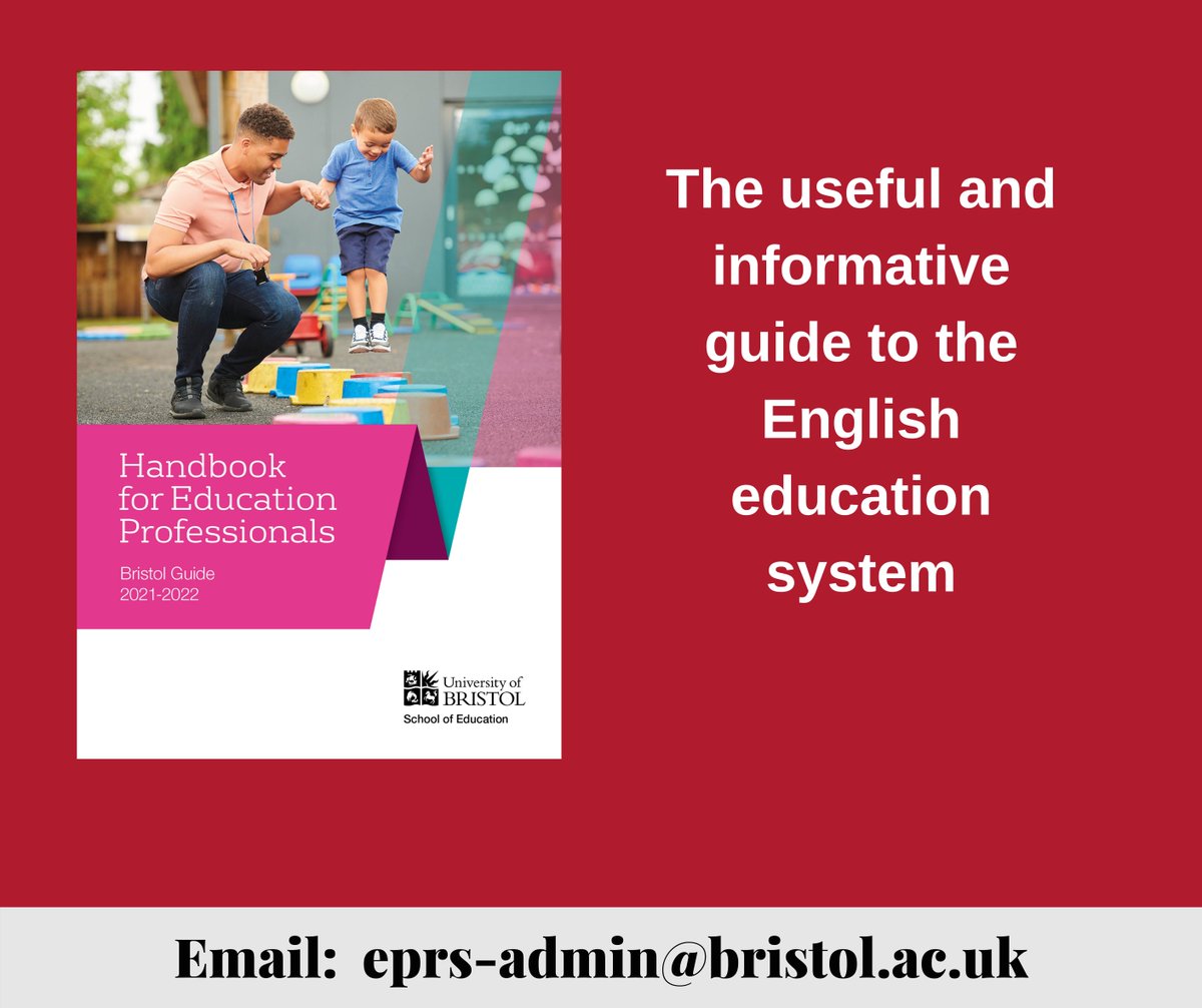 BristolUniDocs's tweet photo. You have until 12pm tomorrow to enter our #giveaway to receive a free PDF copy of the Handbook for #Education Professionals #BristolGuide 2021-2022.
https://t.co/ZeI8pZ71CJ
To enter:
Like & retweet this post
Tag us
Winner chosen at random tomorrow.
#edutwitter #teachers https://t.co/VkDsVdDAs8