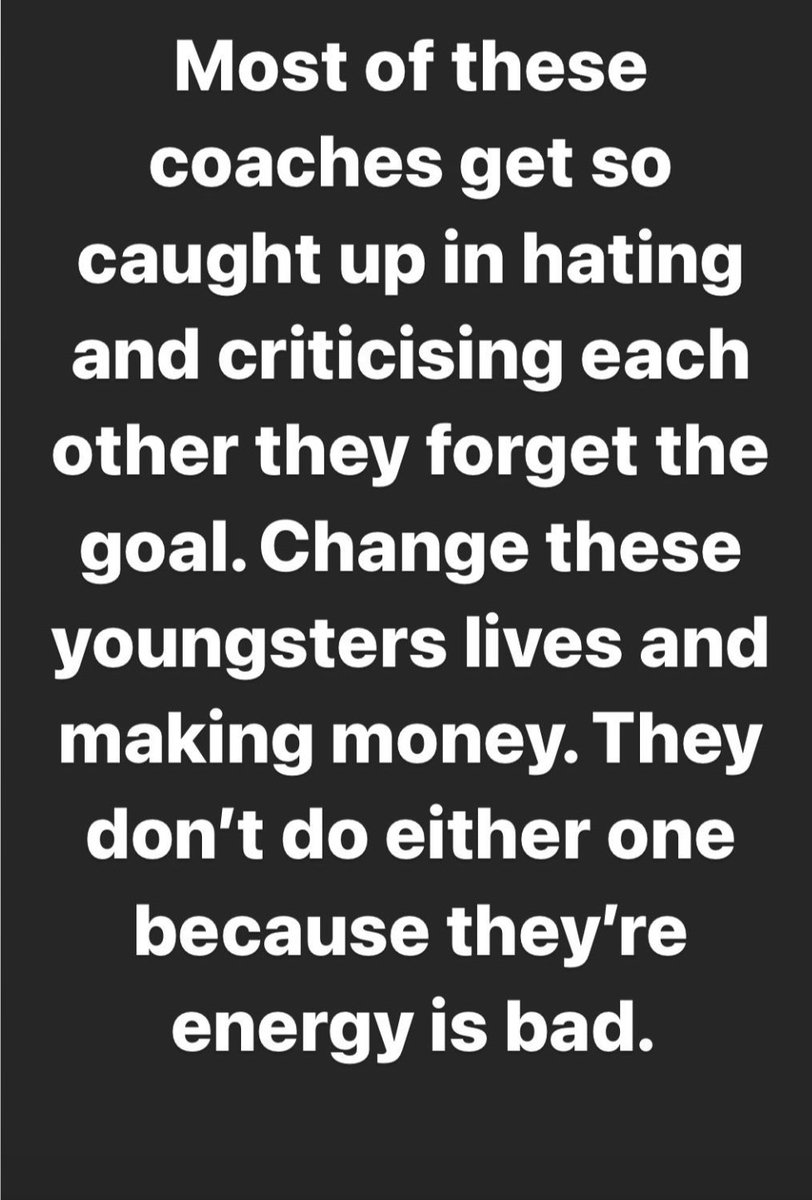 MasonPrimeFit's tweet photo. Sad when I look on social media and see Coaches trying their best to out do one another.
#Focus on the #goals https://t.co/xtJ1fE6bT9