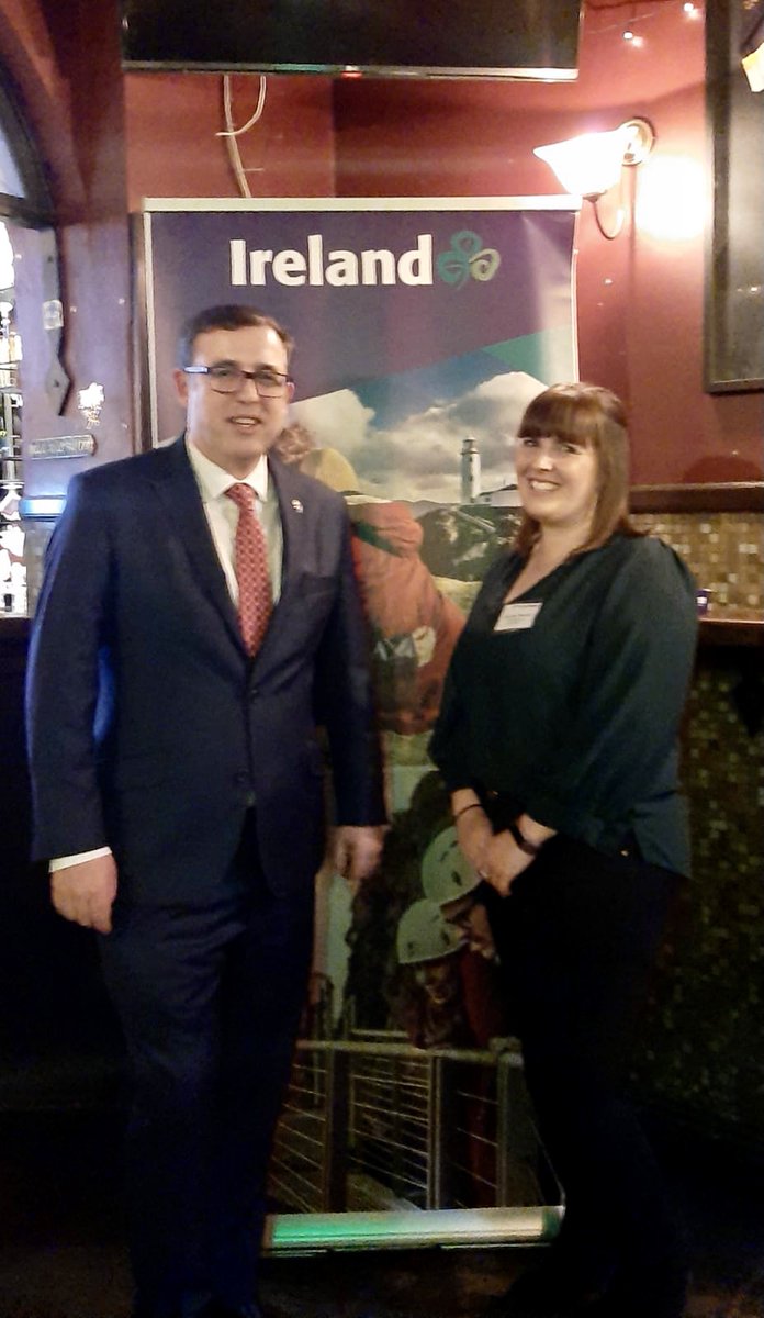 IrishEmbSweden's tweet image. The Embassy was delighted to attend @TiMediaNordics inaugural pub quiz night in Stockholm yesterday evening. Grattis till vinnarna! 🏆

#pressthegreenbutton
#visitireland