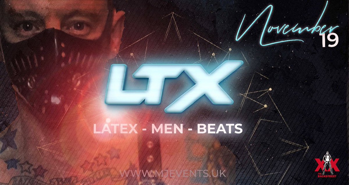MJPalmer84's tweet photo. Tomrrow night!! Can’t wait to get rubbered up for another @LTXparty at @BackstLondon 

Tickets available here: https://t.co/LAW3wuPf1a https://t.co/AURuipljLB