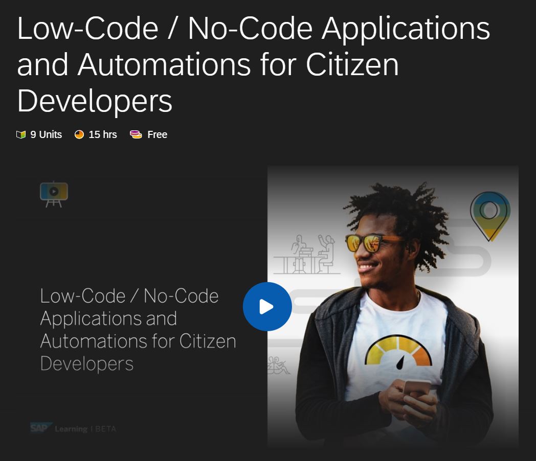 Get started with SAP #lowcodenocode app and automation development on #sapbtp with our NEW learning journey: learning.sap.com/learning-journ…