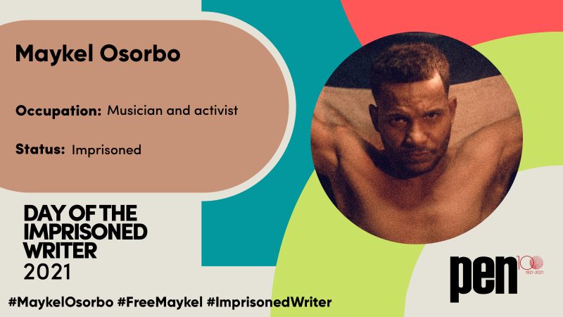 #Cuban rapper #MaykelOsorbo has been held in detention since May for his music & activism against state censorship of artistic works. With @pen_int, we say #FreeMaykel. Please take action with us, we are stronger together. RT #ImprisonedWriter