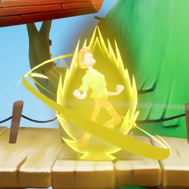 SLOplays's tweet photo. NO FUCKING WAY THEY ACTUALLY MADE SUPER SAIYAN SHAGGY IN A VIDEO GAME https://t.co/m2PIAdq9hV