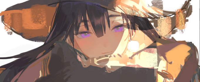 「ポートレート 紫色の目」のTwitter画像/イラスト(人気順)