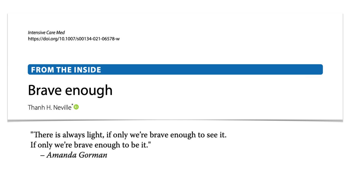 yourICM's tweet photo. Past months of #COVID19 #pandemic have challenged us: in this era of misinformation, we are being asked to trust in our willingness to fight for (unvaccinated) pts despite their lack of trust in us... are we brave enough??
#ICMfromtheinside @thanh_neville https://t.co/djxToyOlBx https://t.co/apEa4Tzeid