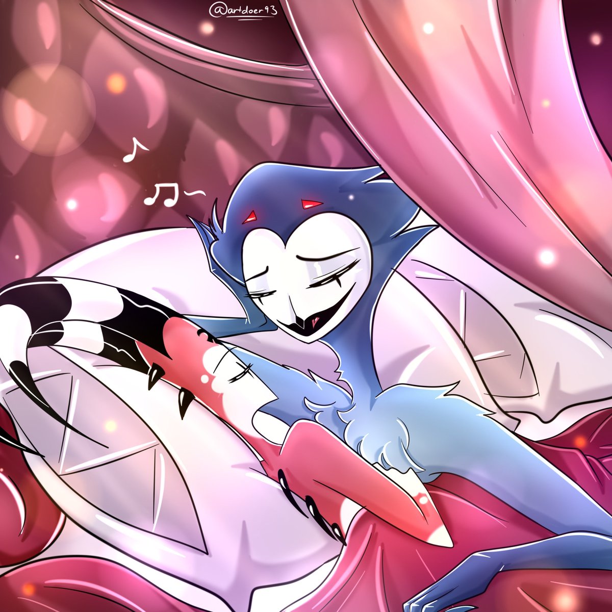 artdoer93's tweet photo. WAHOO yeheheees my bois 🥰🥰
TYSM MILLY❤❤ Beautiful ideas 😍😍
#myart #helluvaboss #helluvabossepisode7 #stolitz #stolas #blitzo #stolasxblitzo #helluvabossfanart #stolitzfluff #stolasfanart
(Soz ik I always do too many tags🤣🤣💖)
Sleepy singing💤🎶🥰❤💙 https://t.co/5szzrIqKUW
