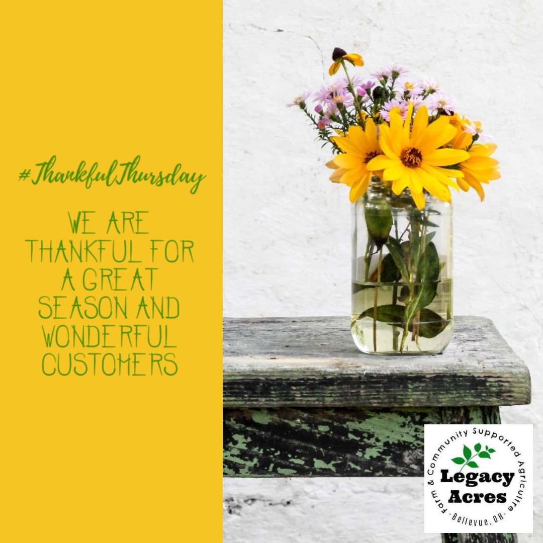 farmer_csa's tweet photo. We are thankful for you. 

#lakeerielove #sanduskyohio #ohiofarms #wellness #foodie #csa #lakeerielife #lakeerie #knowyourfood #knowyourfarmer #eatlocal #delivery #natural #realfood #wholefood #eatwell #knowyourfood #knowyourfarmer #csa #eatnatural #legacyacresfarm https://t.co/AgAKxqYabP