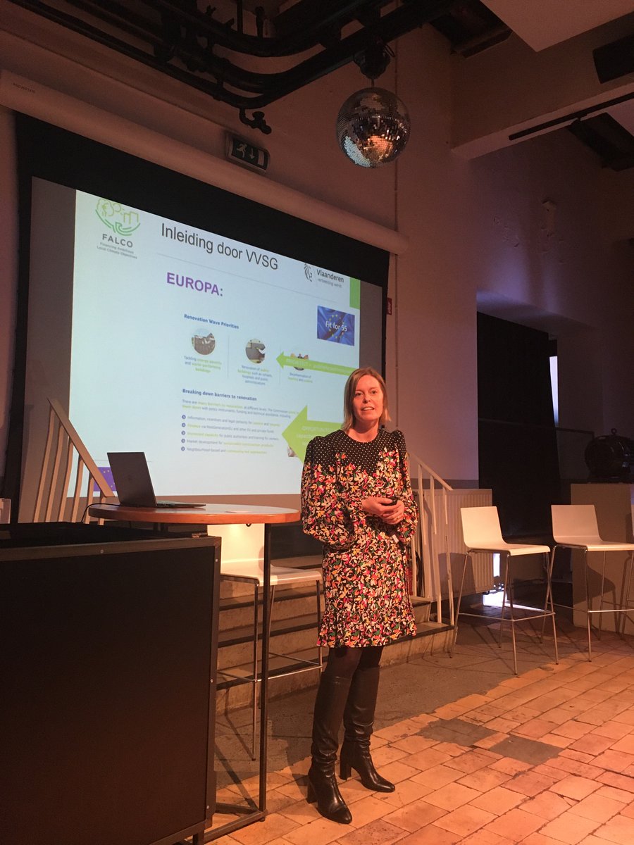 Leen Van Der Meeren (VVSG) schets de uitdagingen en kansen voor lokale overheden. Financiering en mankracht nodig! #FALCOslotevent