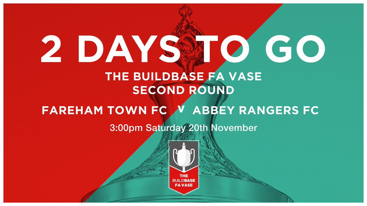 ARFC_Official's tweet photo. *Date for the diary!*
Abbey Rangers are away to @farehamtown this weekend, in the second round of the FA Vase. #Buildabase https://t.co/JHYS9eCE7F