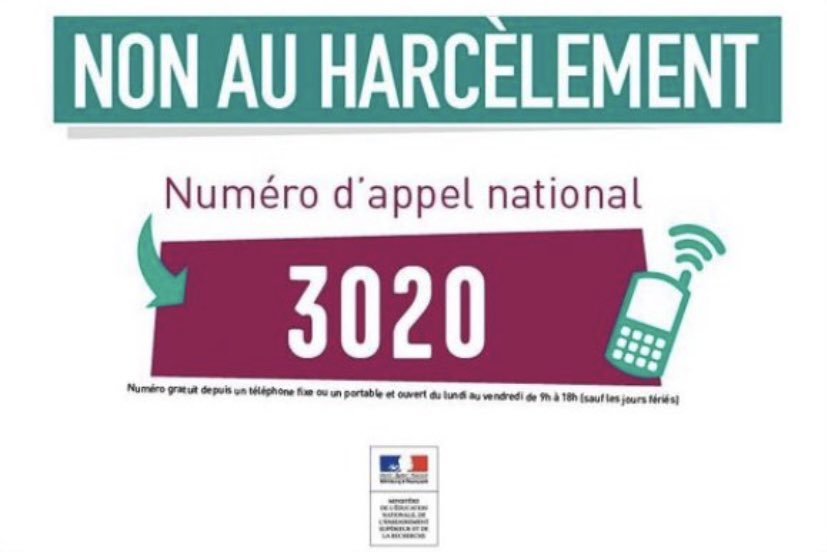 18 novembre, journée nationale contre le harcèlement scolaire.  
Mettre des mots sur des maux.
<a href="/tbs_education/">TBS Education</a> est engagée pour combattre ensemble le #HarcelementScolaire et le #Cyberharcelement 
Lutter contre doit être une priorité pour tous ✊ pour ne pas souffrir en silence