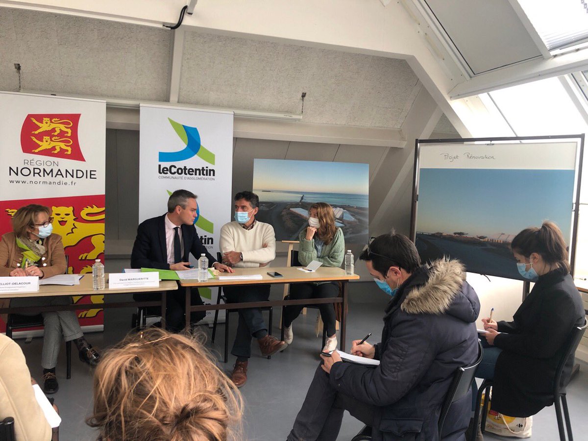 DMARGUERITTE's tweet photo. Pépite nationale, #Intechmer 1er établissement d’ens. sup. à avoir ouvert ds le Cotentin il y a 40 ans 👉🏼 reconnu au delà du territoire. Le projet de rénovation du bâtiment s’inscrit ds la volonté de dvper son pôle d’ens. sup. et ds la stratégie maritime portée par @leCotentin https://t.co/OPFHRNGJxb
