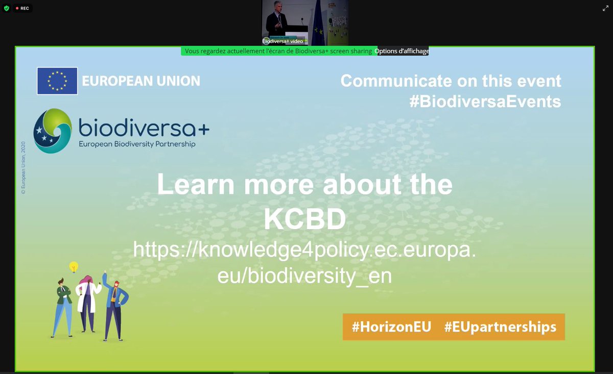 GregoireDubois's tweet photo. Dir. Giovanni De Santi from @EU_ScienceHub announces during #BiodiversaEvents the forum of the Knowledge Centre for Biodiversity of @EU_Commission and its first ad hoc group on biodiversity and finance to help assess and monitor spending for biodiversity. https://t.co/ePzb5afWir