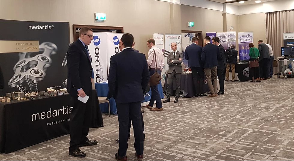 Medartis_UK's tweet photo. Looking forward to joining the 25th Stanmore Surgery of the Adult Foot & Ankle Course which begins Tuesday. It's been 2 years and we are glad to be back!
#Medartis MTP fusion🦶 workshop on day 1.
#education #footandankle #AptusFoot #MTPfusion https://t.co/0NG0sx4Cnz