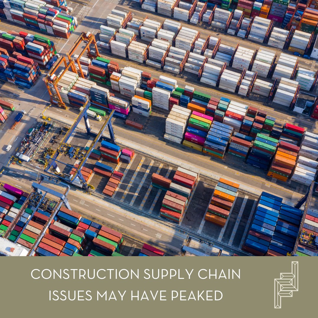 Rumours are swirling that we may be over the worst of the supply chain issues which have hit the industry over the past 9 months.

Have your projects been hit by delivery problems?