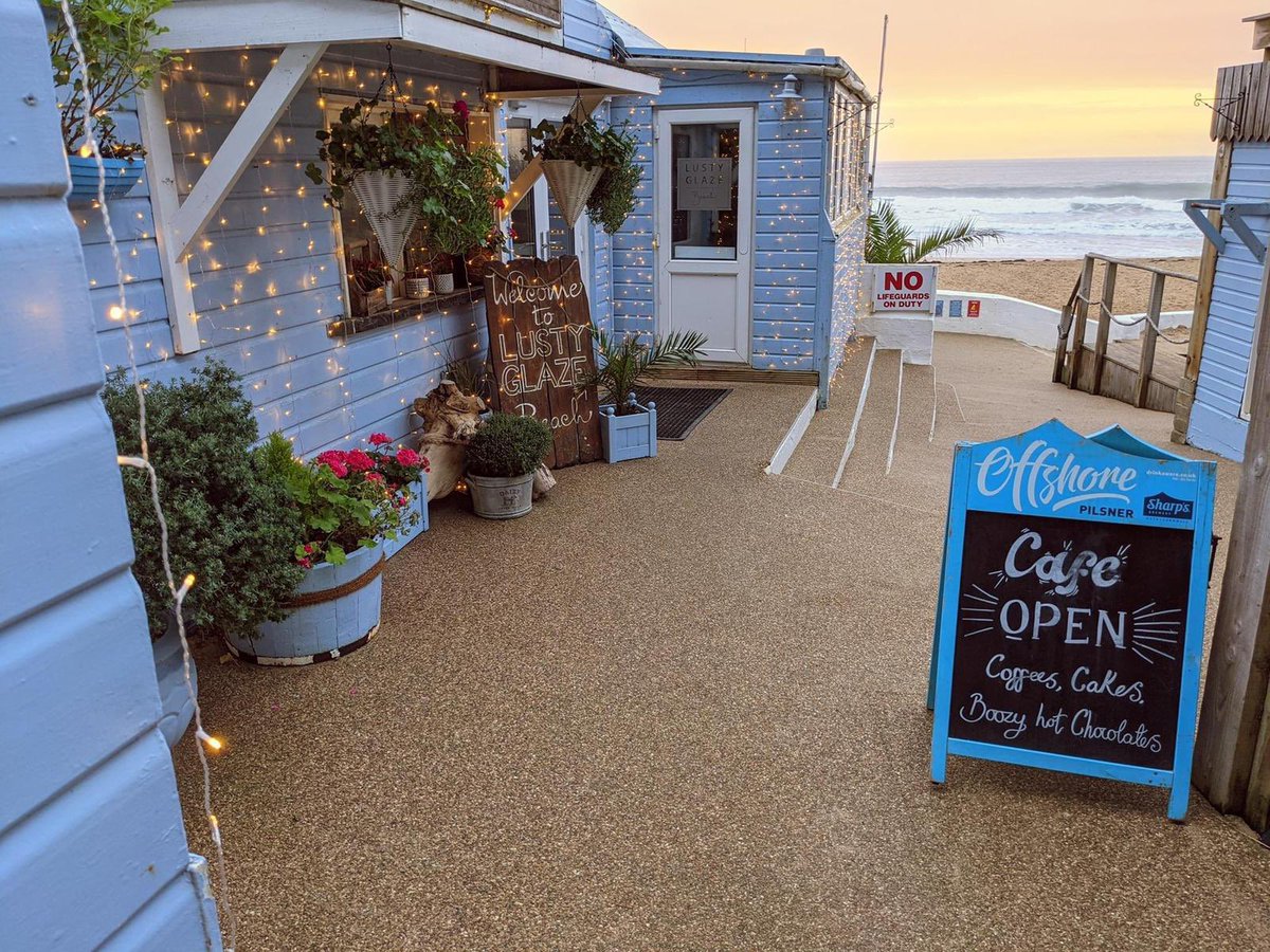 Now that’s an entrance… with a view to match! 🤩 @LustyGlazeBeach We recycled the equivalent of 600,000 #plasticstraws using our #Recycle B♻️und product at Lusty, creating a real feel good space. 👏 Make sure you pop down for a #coffee if you’re in the area. #LustyGlaze