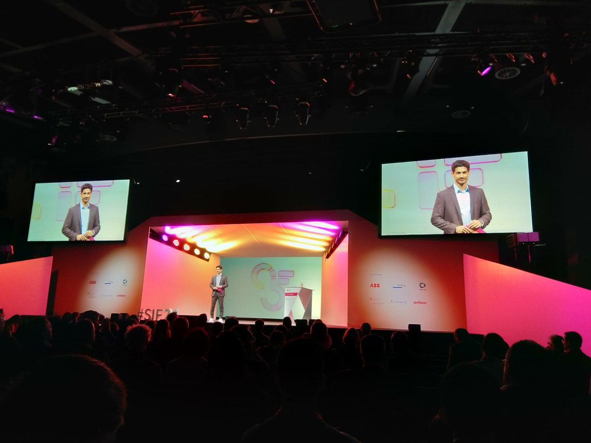 ecorobotix's tweet photo. Swiss innovation forum in Basel.
We are soon on stage !
#SIF21 #agtech #award #swissstartup #highprecisionspraying https://t.co/BRPdyt1RS5