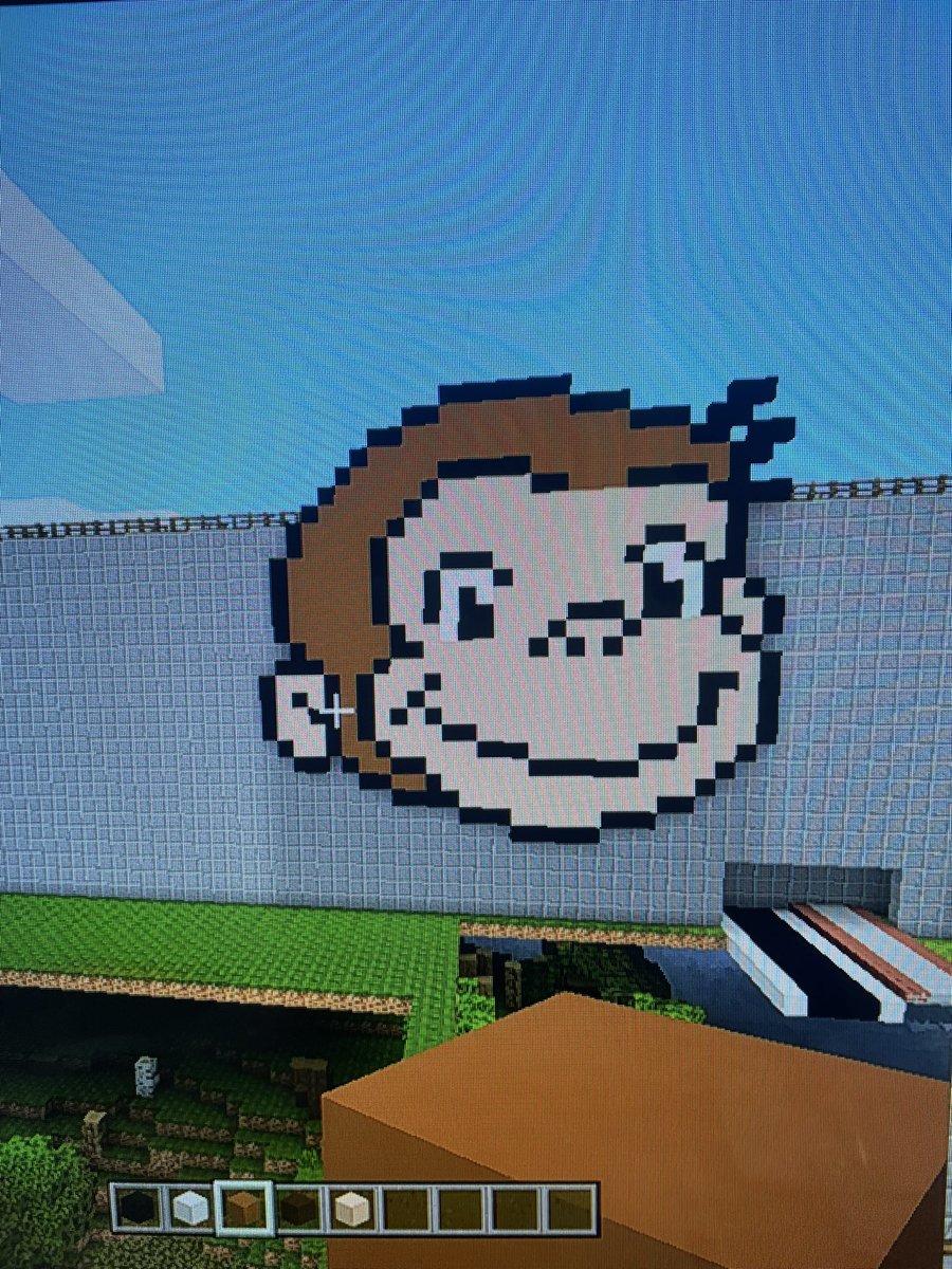 R53299771's tweet photo. マイクラでジョージ作ってみた！
 #マイクラ https://t.co/Ify8oi6hHT