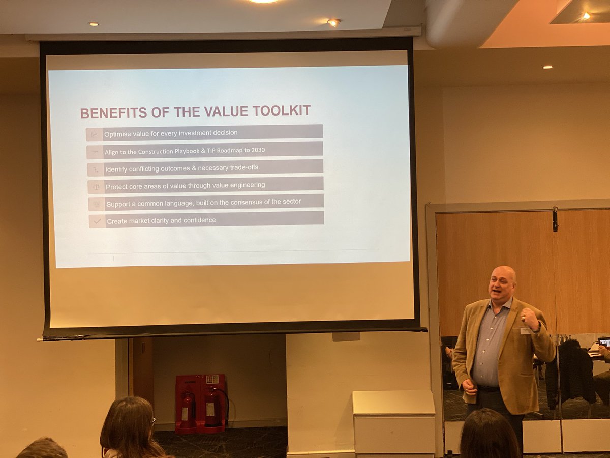 cesouthwest's tweet image. The benefits of the Value Toolkit being explained to the audience at our CE Midlands Construction Summit audience @cemidlands @CIH_HUB #collaboration #valuetoolkit