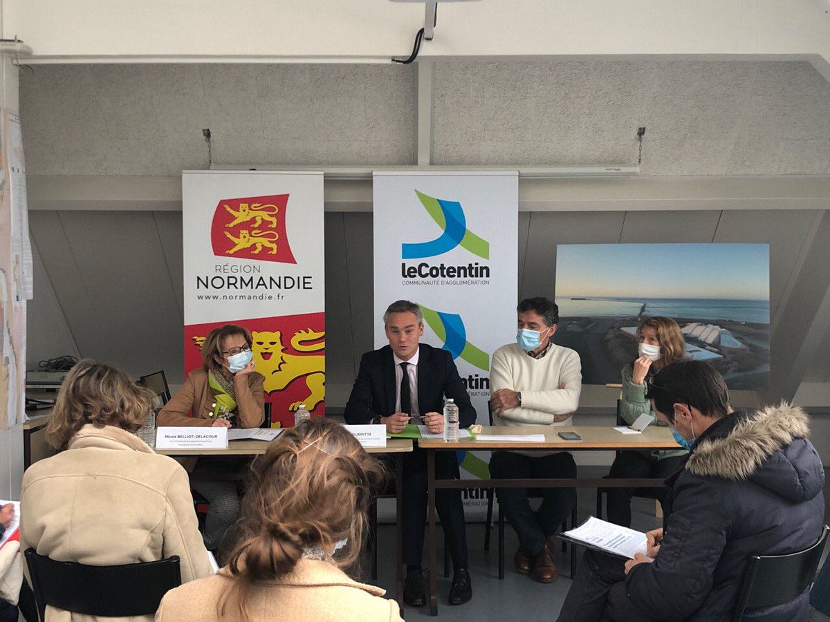 DMARGUERITTE's tweet photo. 4ème pôle de formation de @RegionNormandie, les locaux #Intechmer seront optimisés et modernisés ➡️ pôle d’excellence qui pourra favoriser l’émergence de nouvelles filières prof. innovantes grâce au inv. des collectivités @RegionNormandie = 2,8M€ @leCotentin= 5,4M€ https://t.co/8uL5Pc82es