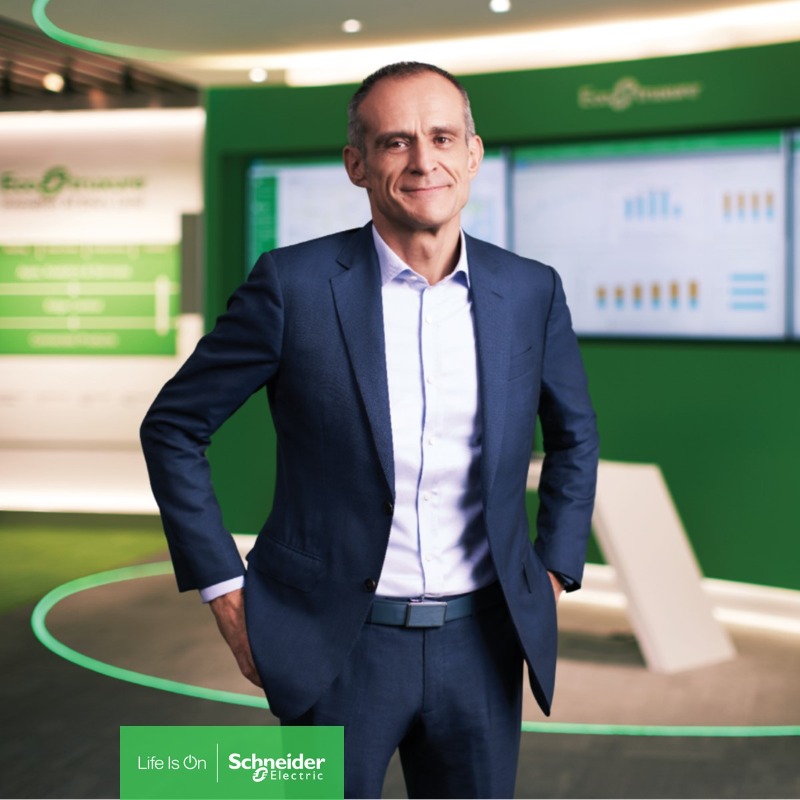 SchneiderElec's tweet photo. Trust. Local empowerment. Agility. Our CEO, @jptricoire, shares his learnings and insights from leading through the COVID-19 pandemic. Read it here.