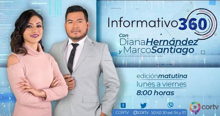 BlancaIslasM's tweet photo. A las 8:10 am  en @cortv en INFORMATIVO 360 emisión matutina con Diana Hernández y Marco Santiago. 
HD 9.1, Cable 9  y en Facebook live para hablar del Festival de Talentos Artísticos #OaxacaIncluyente 2021 para personas con discapacidad @DIF_Oaxaca @IvetteMurat @alejandromurat https://t.co/r58HRWgsGo