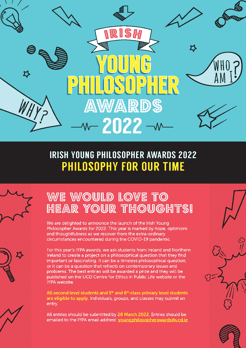 Irish Young Philosopher Awards tweet media