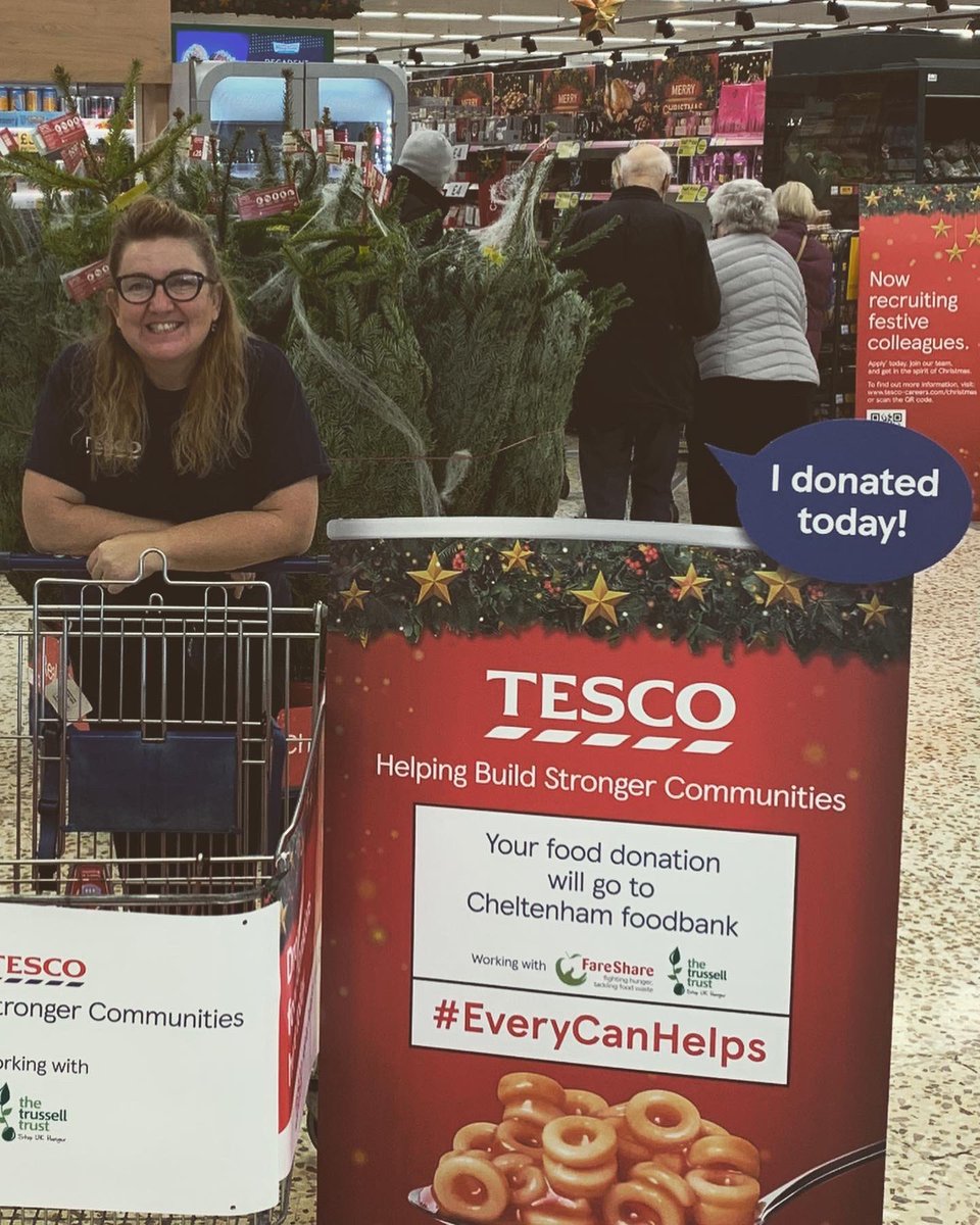ReganMarisa's tweet photo. Tesco National foodbank collection is up &amp; running #EveryCanHelps  @Mike4Williams @henrygosling @thevanlady @TrussellTrust https://t.co/USYrxCv7we