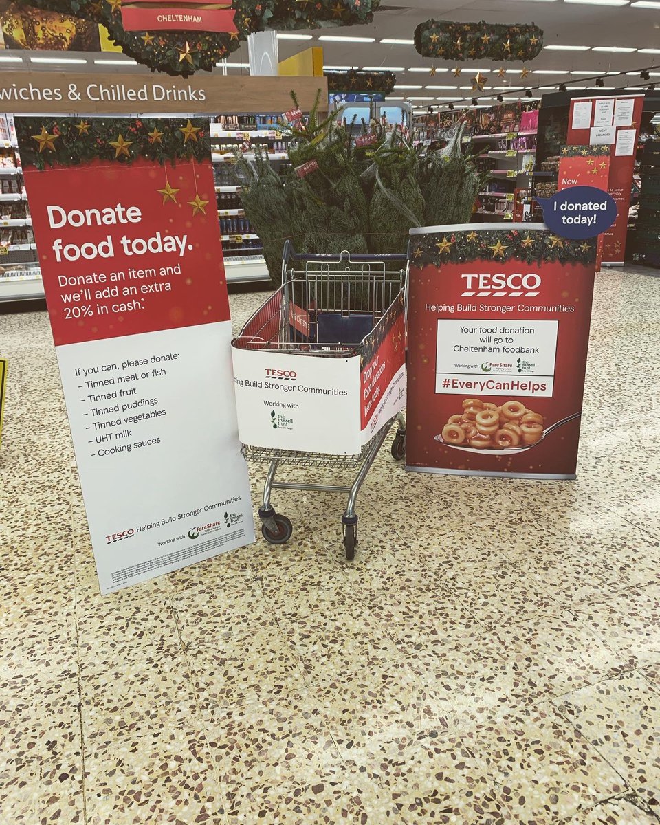 ReganMarisa's tweet photo. Tesco National foodbank collection is up &amp; running #EveryCanHelps  @Mike4Williams @henrygosling @thevanlady @TrussellTrust https://t.co/USYrxCv7we