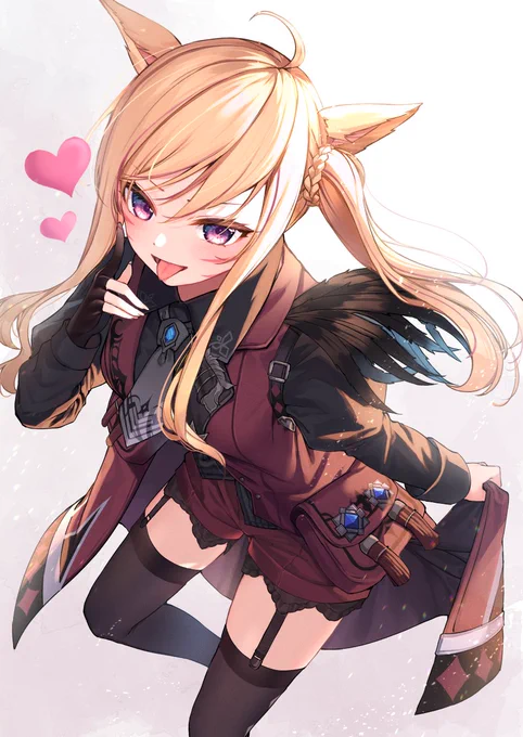 Skebリクエストありがとうございました!
ショーパンから見えるガーターのフリルが最高です。#skeb 