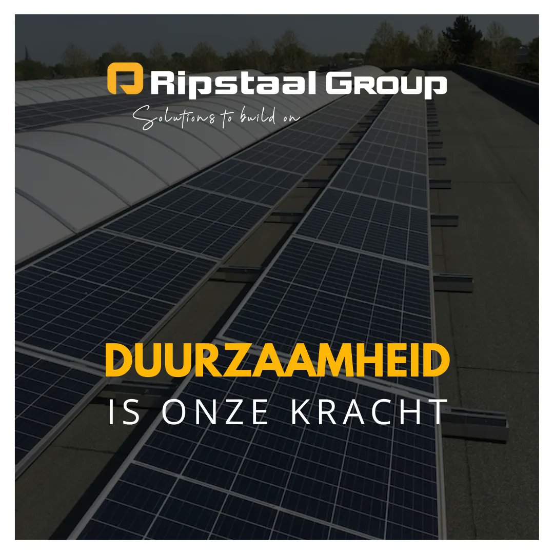 'Onderzoek: klimaatdoelstellingen van Nederlandse bedrijven lopen sterk uiteen'. Dit kopte de NOS onlangs. 

Bij Ripstaal kunnen we met trots zeggen dat we 100% energieneutraal zijn. Onze energie komt volledig van onze 1627 zonnepanelen dat goed is voor 480 kWp.
