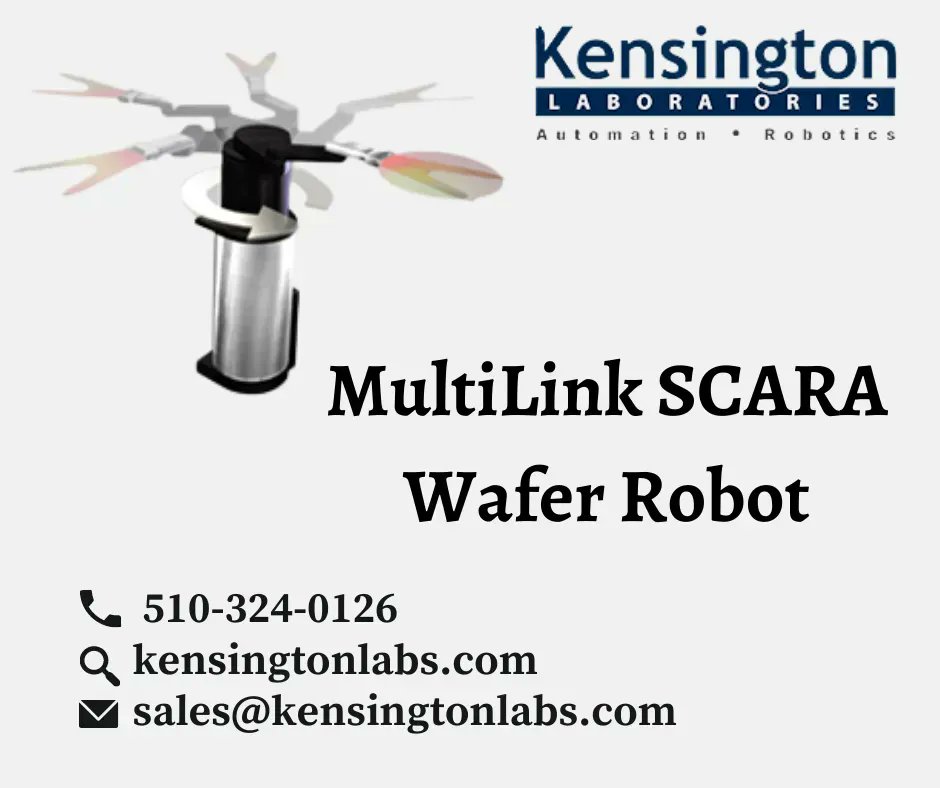 Kensington_Labs's tweet photo. #KensingtonLabs is one of the leading #manufacturers of semiconductor #waferhandlingrobots. If you want to buy #MultilinkScaraWaferRobot, reach Kensington labs. We are here to provide you with high-end services. 

Visit:- https://t.co/iDq2OgODVx https://t.co/OWKAzdbDcY