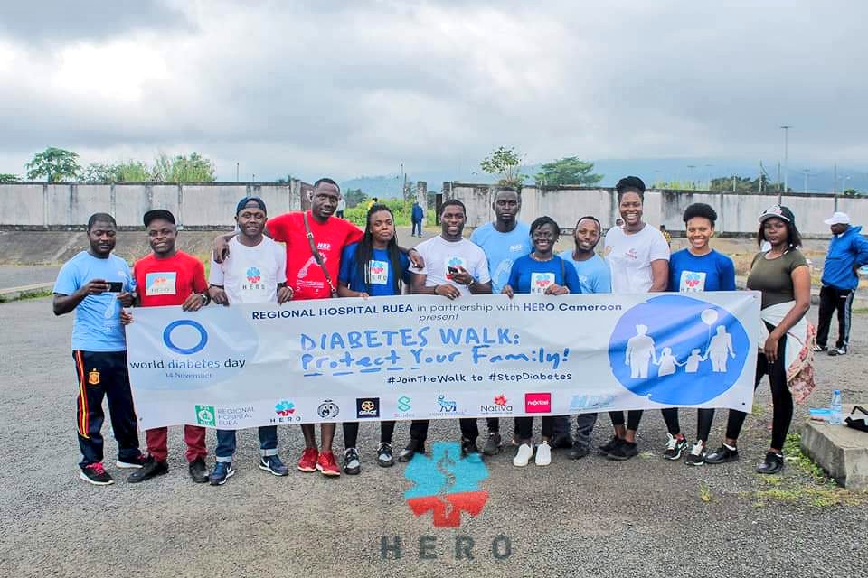 HeroCameroon's tweet photo. Physical Excercise is an integral part of the prevention and management of Diabetes.
It is vital to integrate a daily exercise plan in order to maintain good health.
We throwback to our Diabetes Walk exactly 2 years back.
#DiabetesWalk
#DiabetesAwareness
#HEROCameroon https://t.co/XvYg79albB