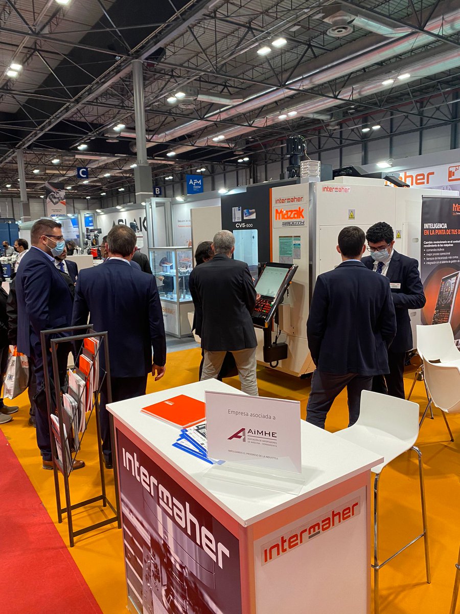 intermaher's tweet photo. ⏳¡ÚLTIMO DÍA DE FERIA EN @MetalMadridEs!
🙌Anímate y visita nuestro Stand 7/D20 de @intermaher @MazakEurope
ℹ️¡Te esperamos e informamos sobre nuestros productos en máquina-herramienta!
#tornos #centrosmecanizado #5ejes #controlnumerico #cnc #intermaher #mazak #metalmadrid https://t.co/zovK33FxhX