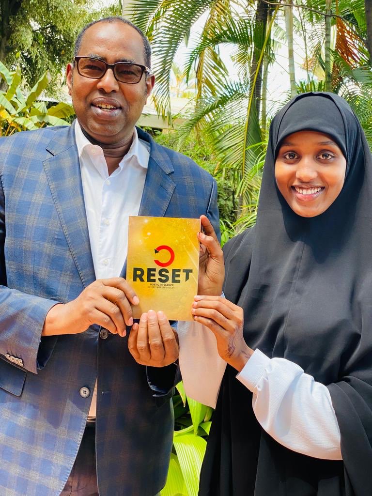 MiskyHaji's tweet photo. Great to have had a meeting with 
@AMB_Affey ,special envoy for the Horn of Africa (UNHCR) 
Amb. Affey encouraged me to keep passing my message through books and to inspire the young girls in the Refugee camps.
Thank you ambassador 🙏 https://t.co/hvr93aeOyF