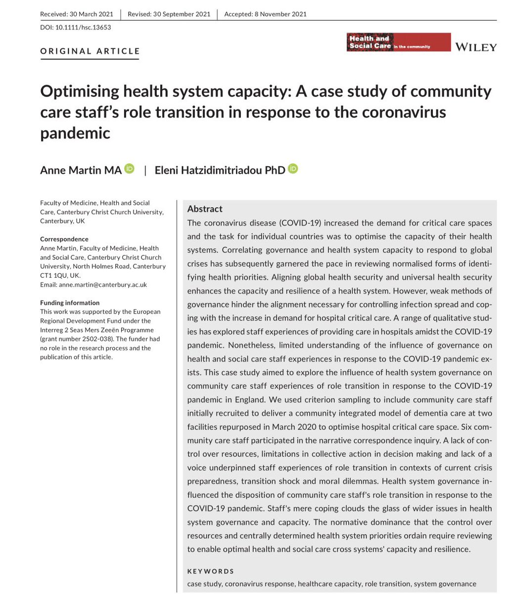 CCCUCascade's tweet photo. How did England perform? Community care staff share their experiences of supporting the discharge to assess model of optimising health system capacity in response to COVID-19. https://t.co/jC6yUiObdX
#CASCADEEU #COVID19 https://t.co/4ESAB8k4Cn