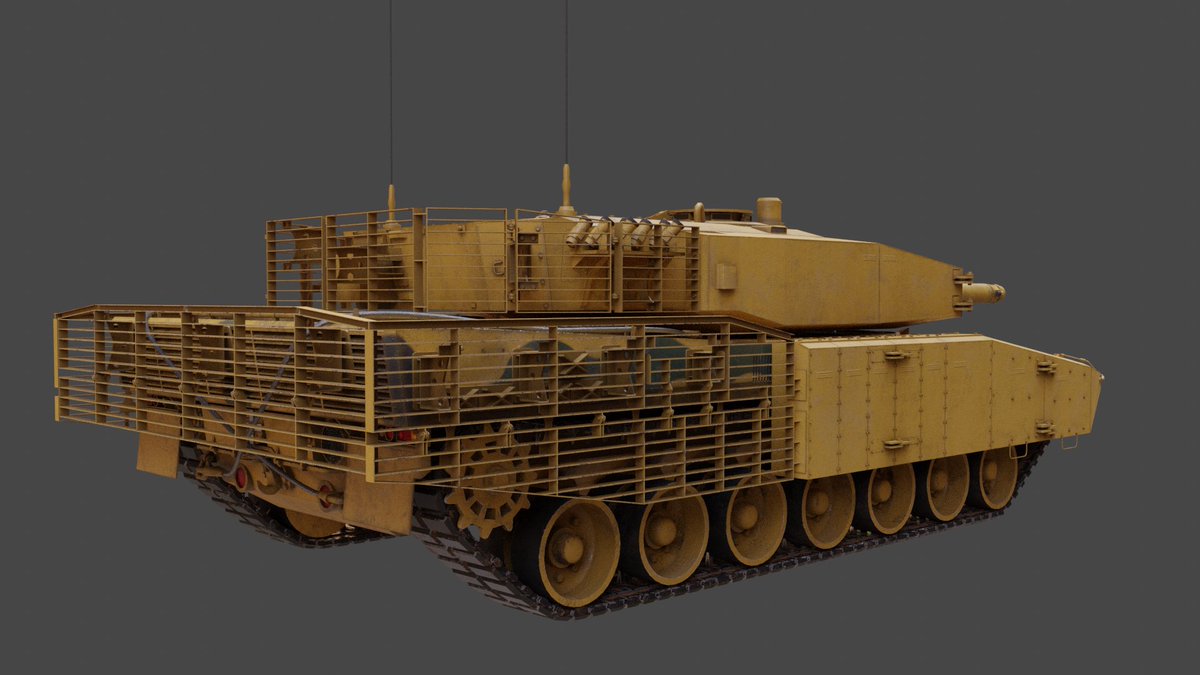 turkishmodteam's tweet photo. Leopard 2A4 T1 Completed.
TR: Roketsan tarafından modernize edilmiş Leopard 2A4 tankının 3D modeli.
EU: 3D model of the Leopard 2A4 modernized tank by Roketsan.
#Roketsan #Leopard2A4T1 #TMT #TurkishModTeam #Modernize https://t.co/iZfRuzix9i