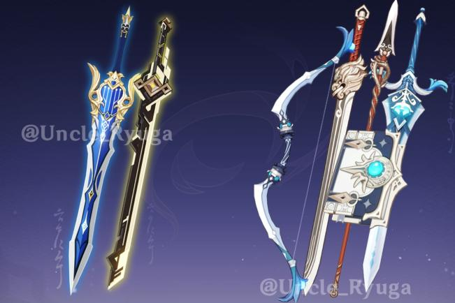 lost_tabibito's tweet photo. [Beta 2.3] Eula &amp; Albedo's Weapon Banner.

There will be only 1 weapon banner even though there is 2 limited character banner running at the same time.

※ Subject to change.

Credits to Ryuga
#Lost_Traveler
#Uncle_Ryuga https://t.co/uXLwbLVt0J