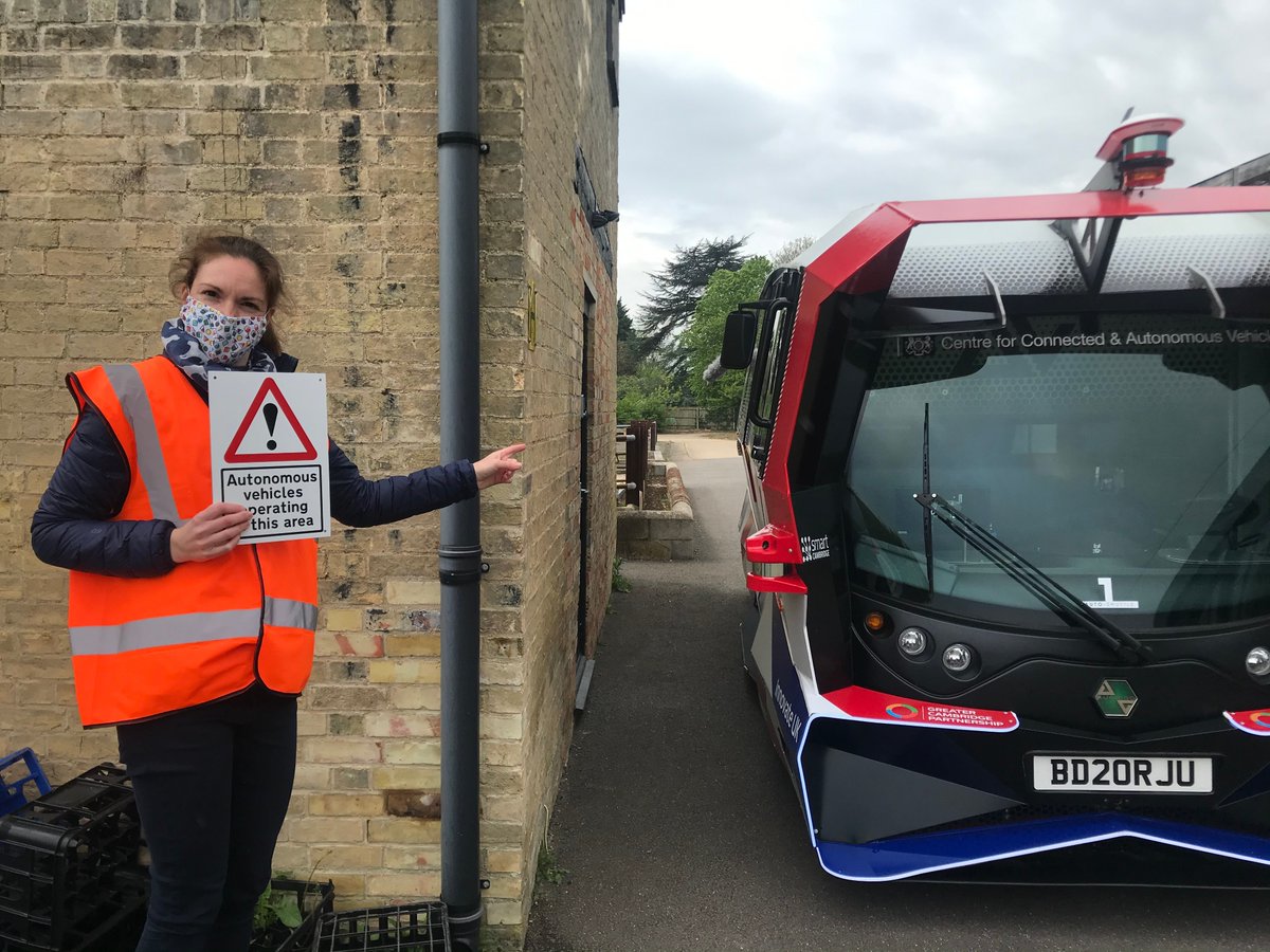 ConnectingCambs's tweet photo. Join Connecting Cambridgeshire's Gemma Schroeder and @aurrigotech's Miles Garner at today's @TheIET Cambridge event to discuss the Cambridge Autonomous Bus Trials.

Register here to join online via Zoom at 2.00pm: https://t.co/Of1ePe0ZuY

#CambridgeAutoShuttle @GreaterCambs https://t.co/NEcYVXAVkJ